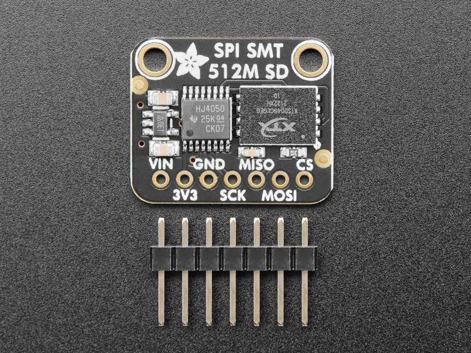 Adafruit 4899 SPI Flash SD Card - XTSD 512 MB