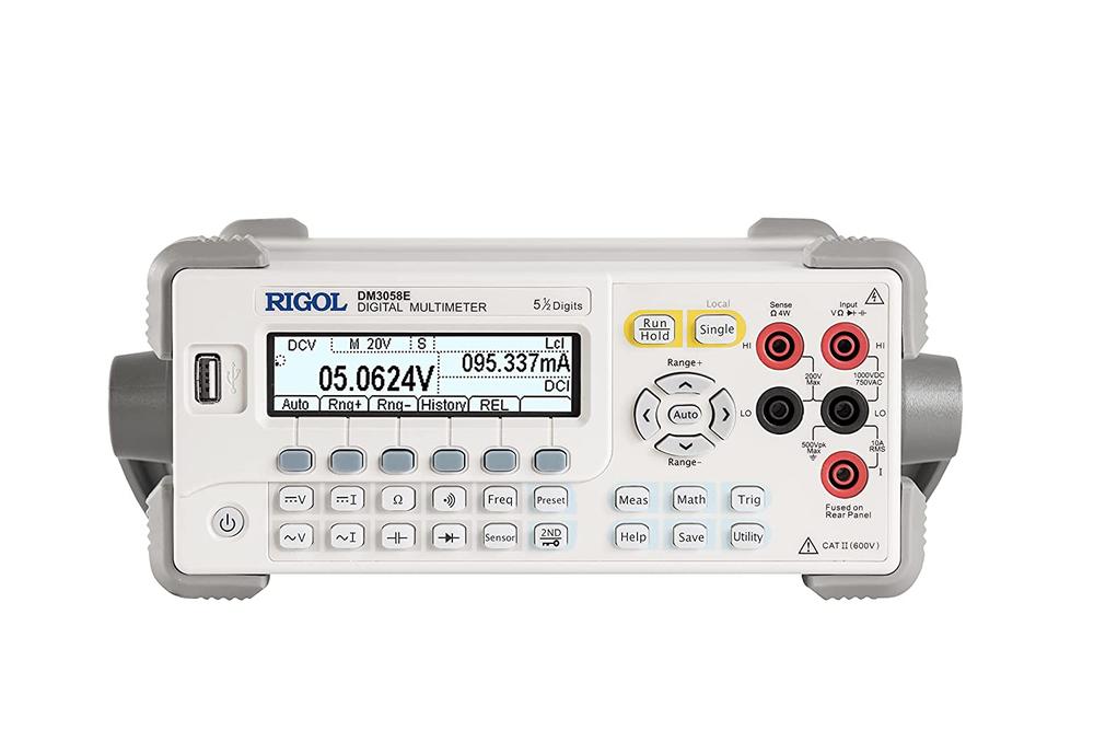 Rigol DM3058E Digital Multimeter,5.5 Percision,123 rdgs/s Fastest Rate,USB/RS232 Connectivity,Maximum Measurement Range 10A, 1000V