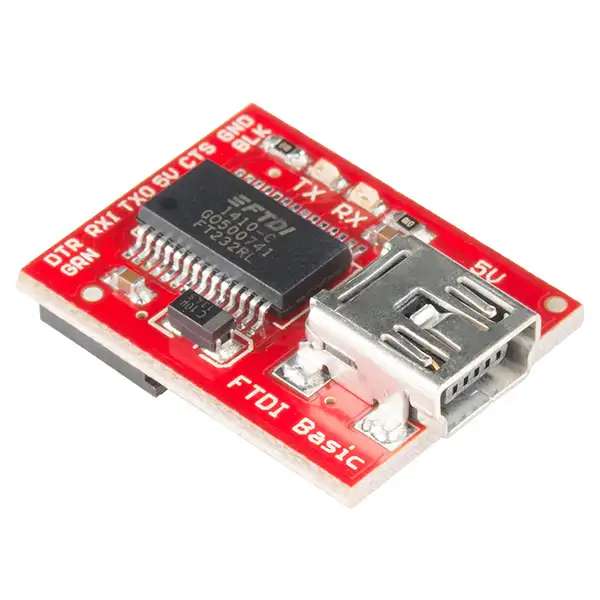 SparkFun DEV-09716 FTDI FT323RL Basic Breakout - 5V with USB Mini-B Connector