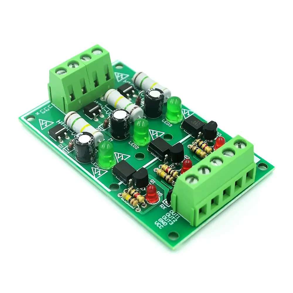 HiLetgo 3-Channel 220V AC Optocoupler Isolation Voltage Detector Module