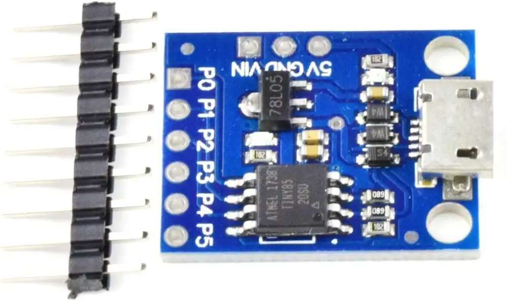 CANADUINO Digispark ATtiny85 (USB Micro-B) Microcontroller Board