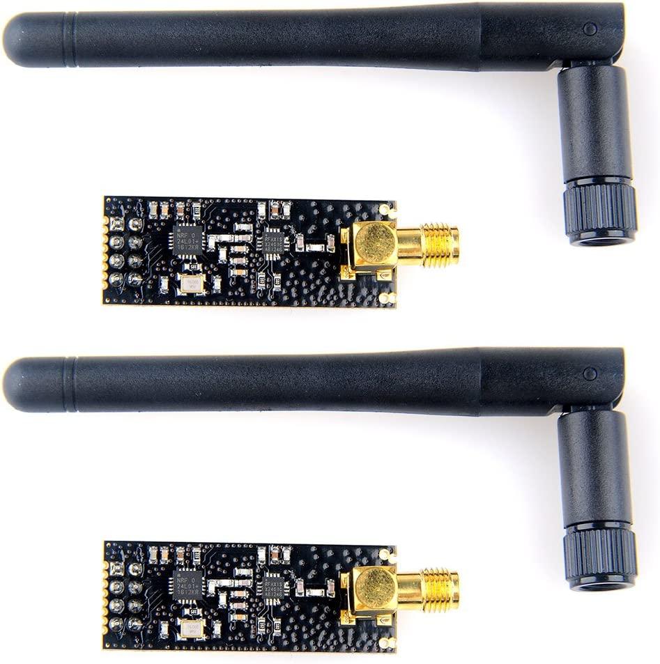 MakerFocus NRF24L01+PA+LNA Wireless RF Transceiver Module 2.4GHz (2PCS)