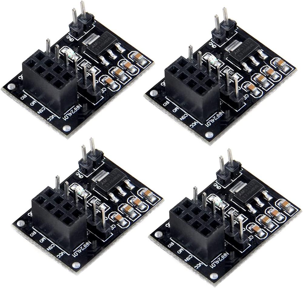 Makerfire NRF24L01+ Breakout Adapter with On-board 3.3V Regulator (4PCS)