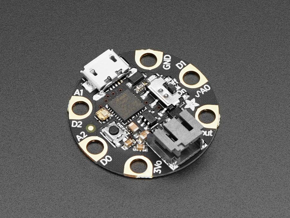 Adafruit 3501 Gemma M0 Microcontroller Board - Miniature Wearable Electronic Platform