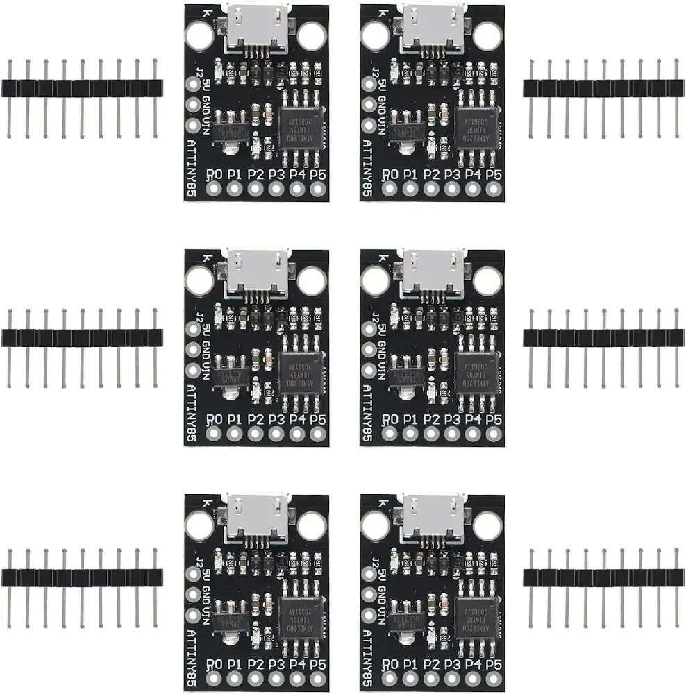 ACEIRMC Digispark Kickstarter Mini ATTINY85 Micro-B USB Microcontroller Module (6PCS)