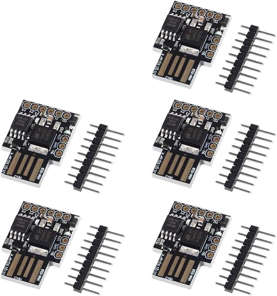 AITRIP Digispark ATtiny85 (USB Type-A) Microcontroller Board (5PCS)