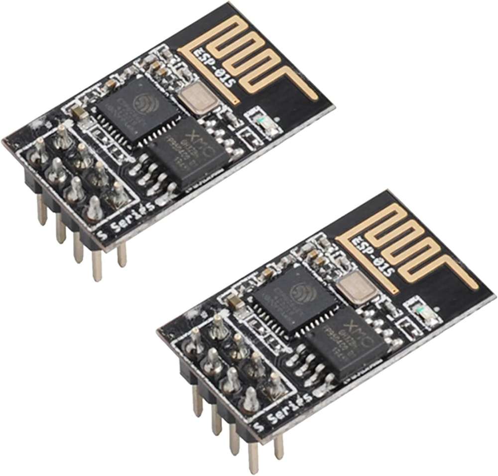 Wishiot ESP8266 ESP-01S WiFi Module with 4MB Flash (2PCS)