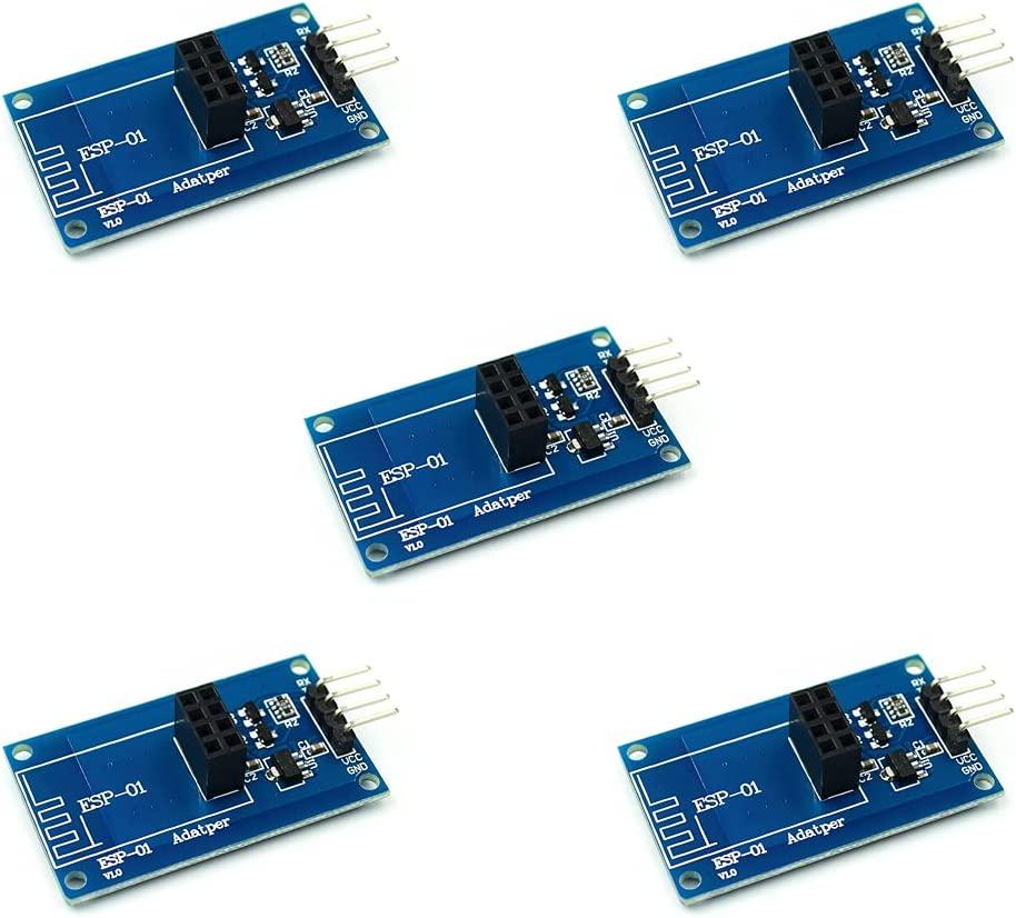 Geekstory ESP8266 ESP-01/ESP-01S 5V to 3.3V Adapter (5PCS)