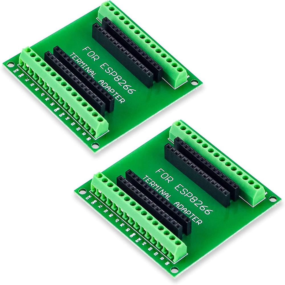 KeeYees ESP8266 ESP-12E Breakout Board GPIO 1 into 2 Development Board (2PCS)