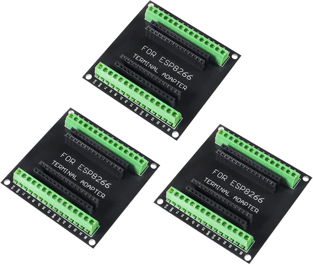 MELIFE ESP8266 ESP-12E for NodeMCU GPIO Breakout Board 1 into 2 Development Board (3PCS)