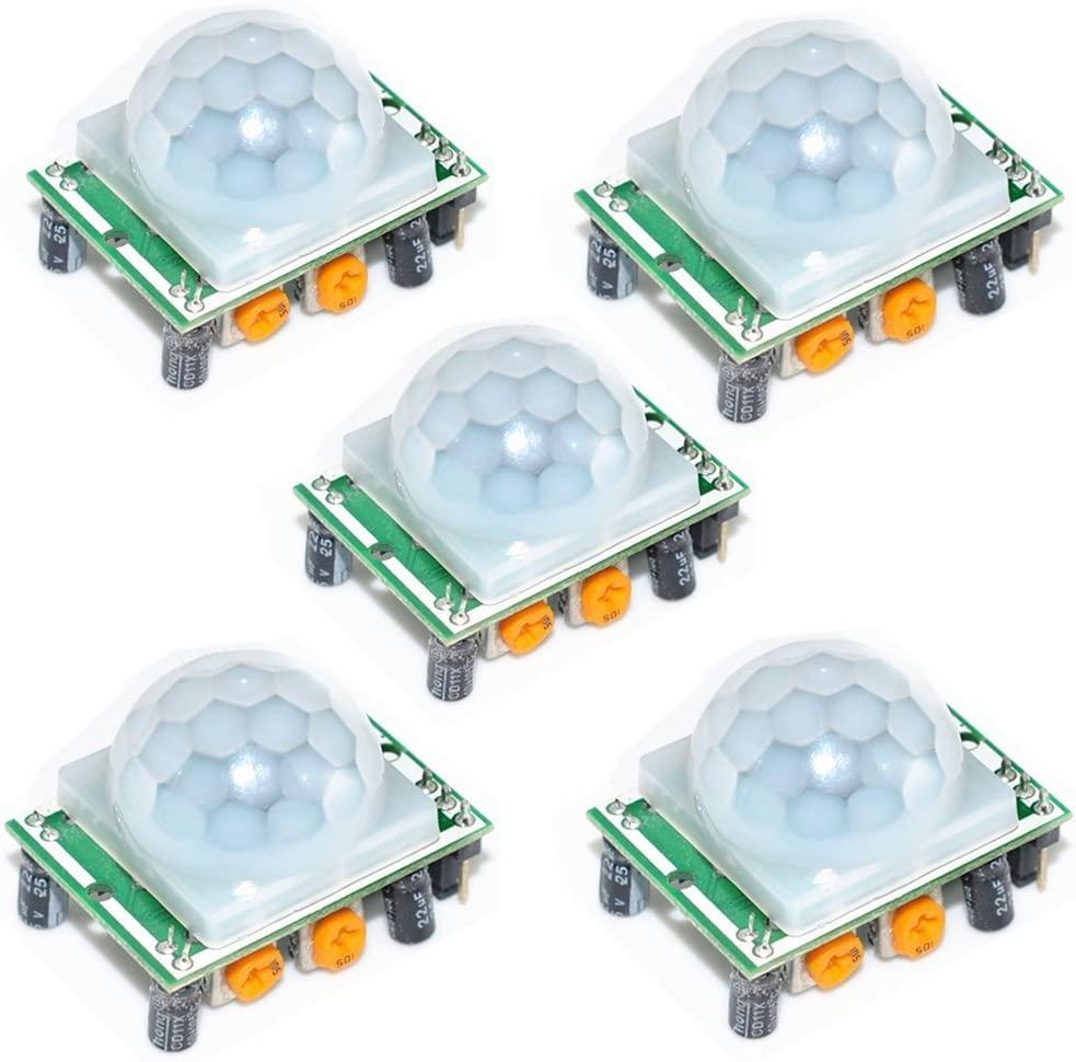 Oiyagai HC-SR501 Pyroelectric PIR Motion Sensor Module (5PCS)