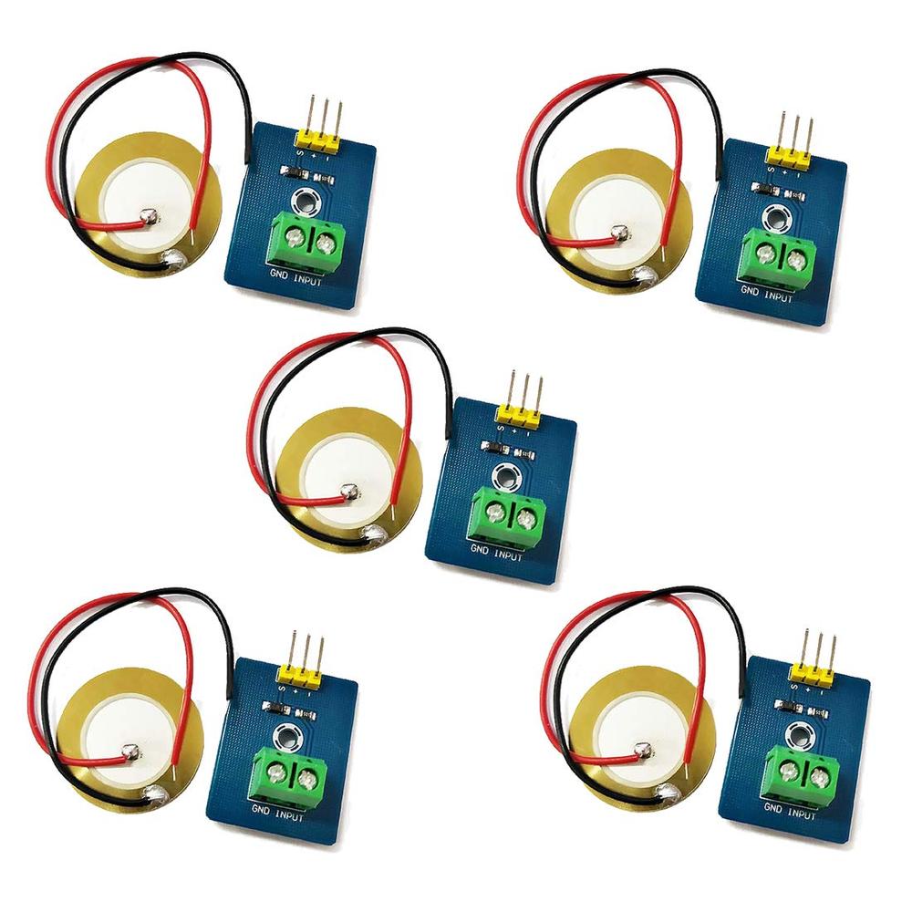 HiLetgo Piezoelectric Vibration Sensor Module (5PCS)