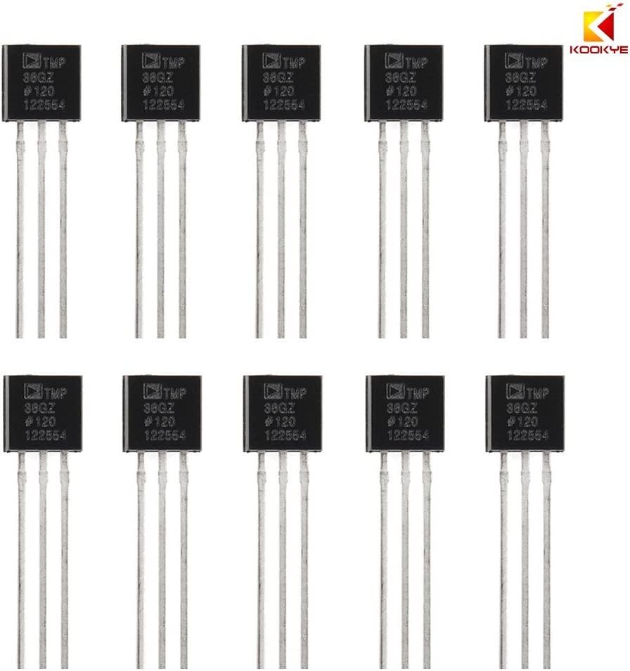 KOOKYE TMP36 TO-92 Temperature Sensor (10PCS)