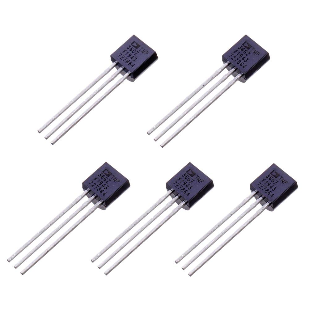 BOJACK TMP36 TO-92 Temperature Sensor (5PCS)