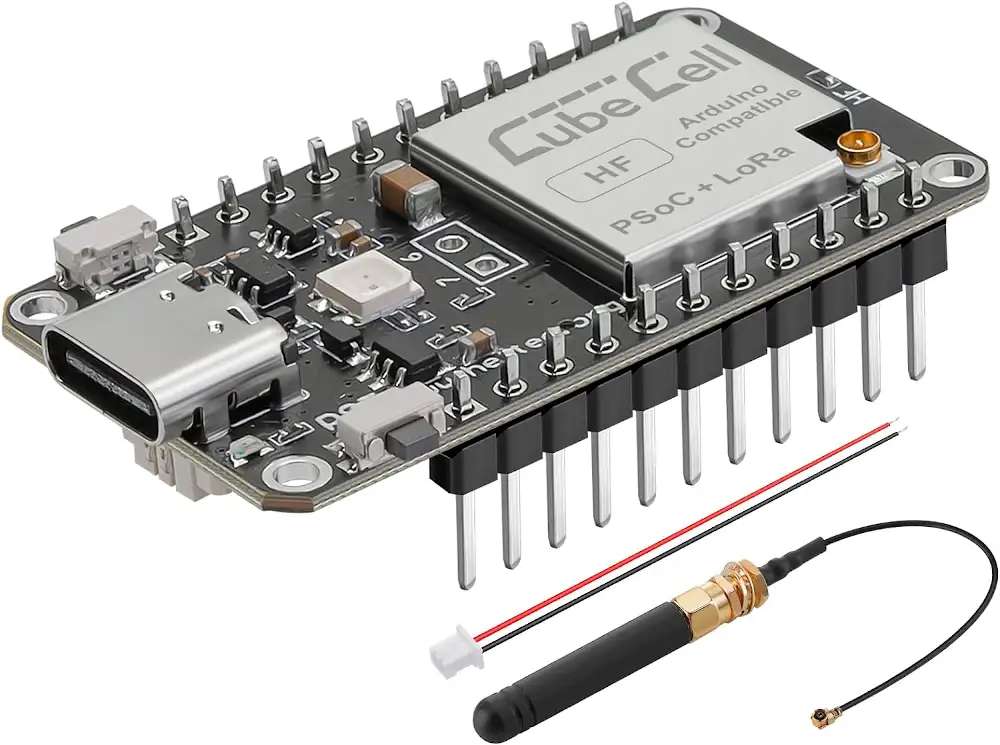 MakerFocus LoRa SX1262 868/915MHZ LoRaWAN and ASR6502 MCU Development Board