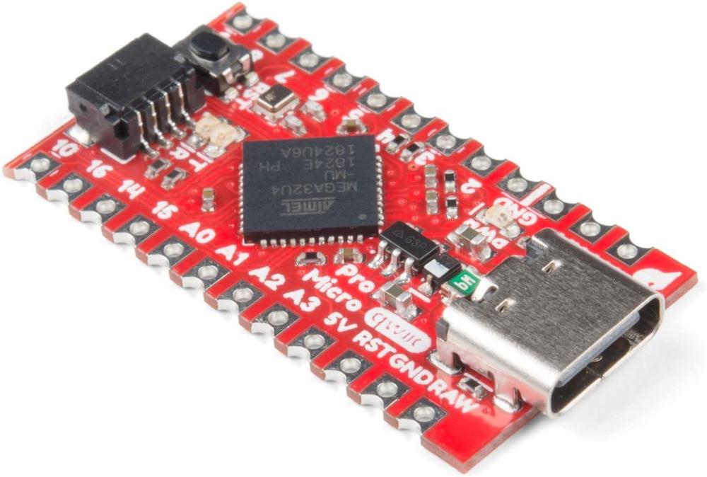 SparkFun DEV-15795 Qwiic Pro Micro - USB-C ATmega32U4 Microcontroller Board