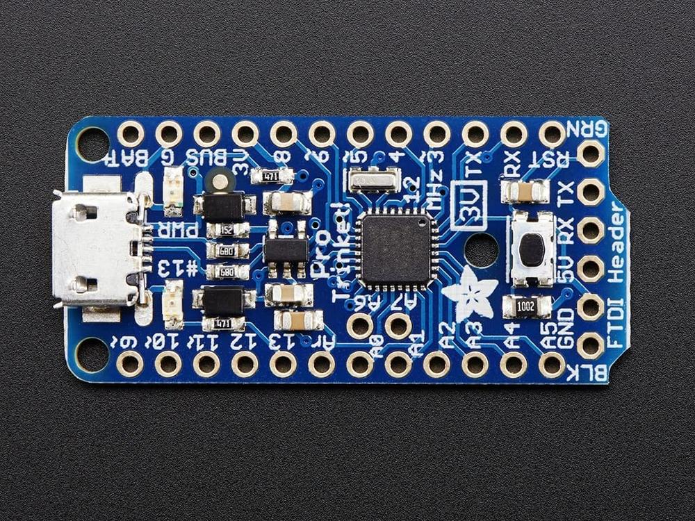 Adafruit 2010 Pro Trinket ATmega328P 3.3V 12MHz Microcontroller Board