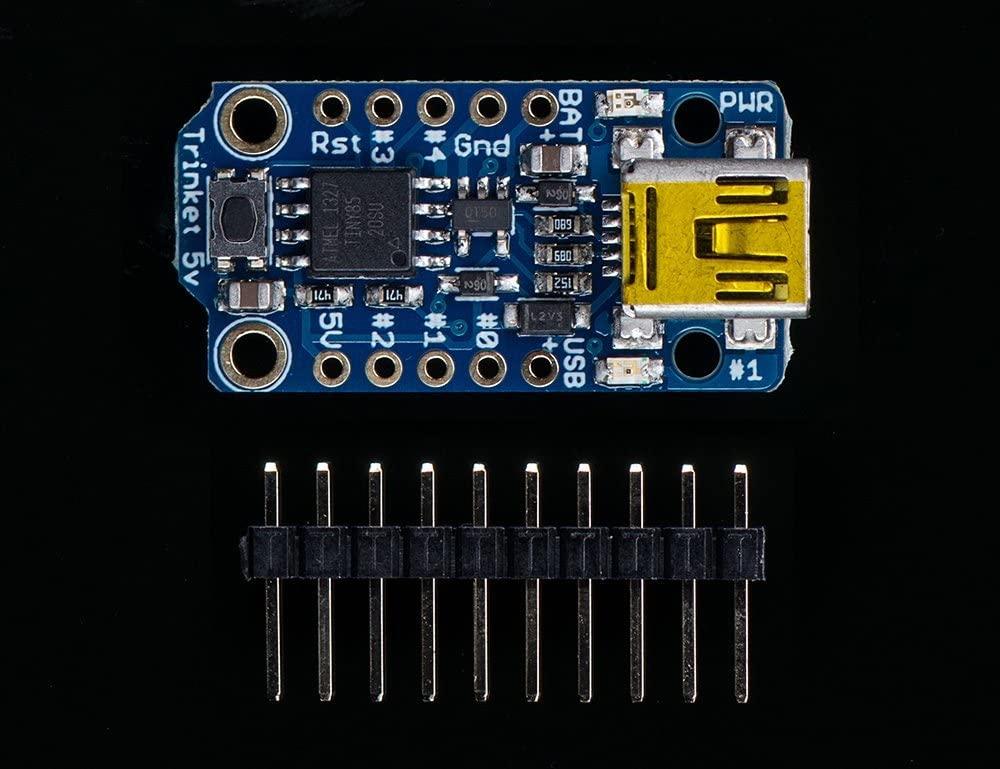 Adafruit 1501 Trinket ATtiny85 - Mini Microcontroller Board - 5V Logic