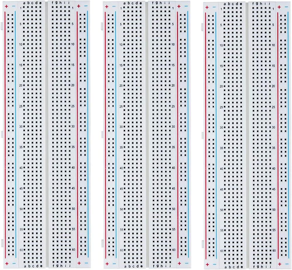 ELEGOO 830-Point Solderless Breadboard (3PCS)