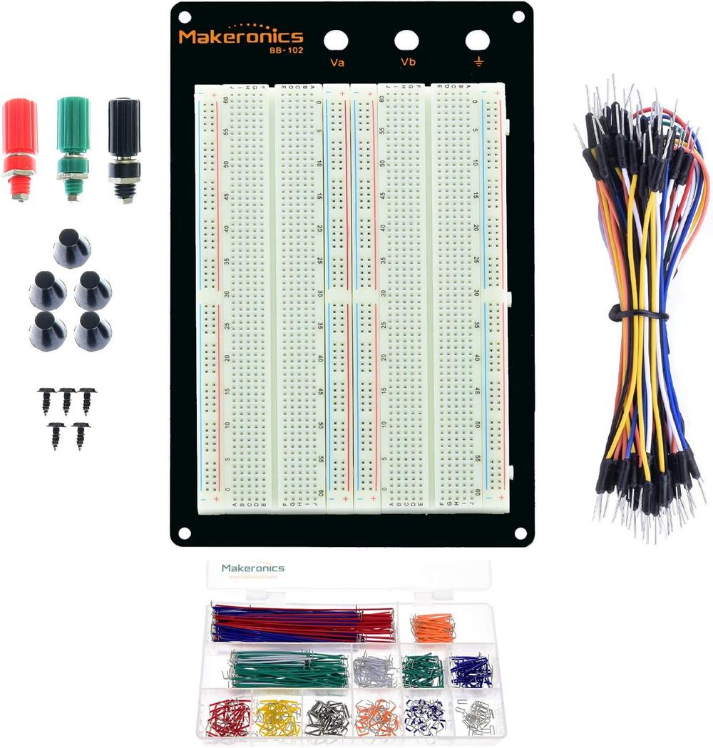 Makeronics 1660-Point Solderless Breadboard Kit