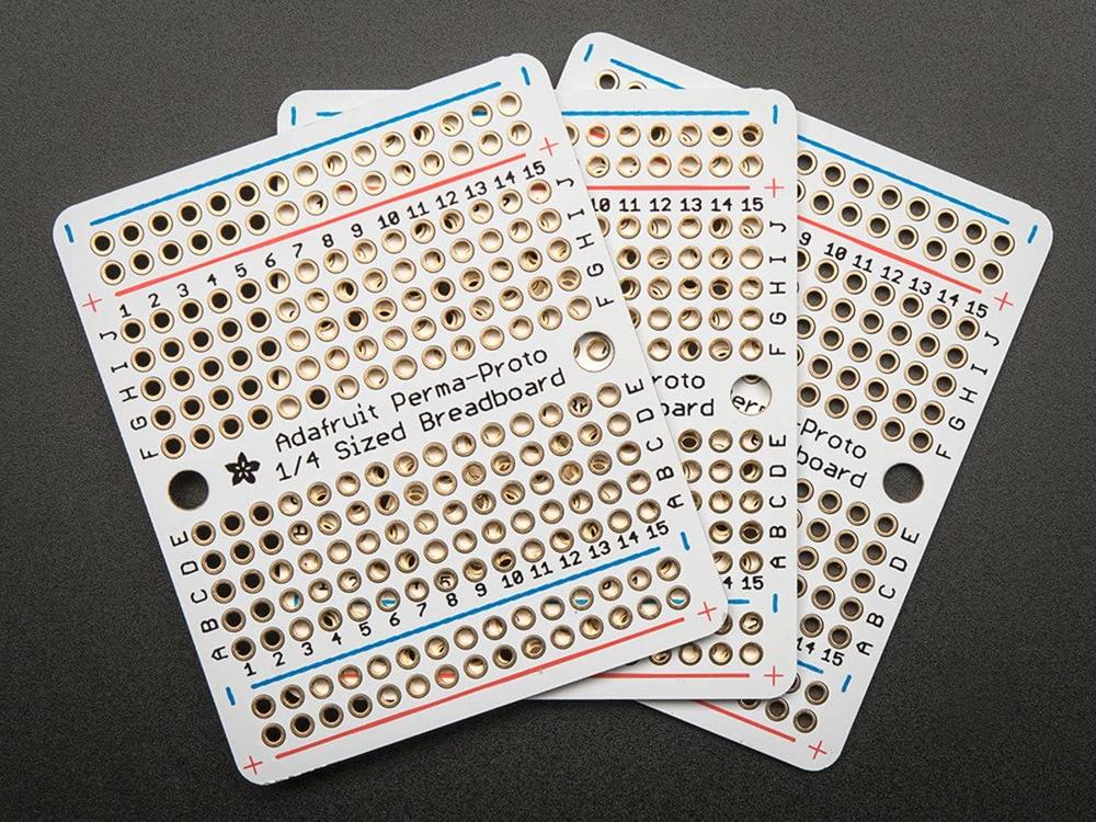 Adafruit 589 Perma-Proto Quarter-Sized Solderable Breadboard Breadboard