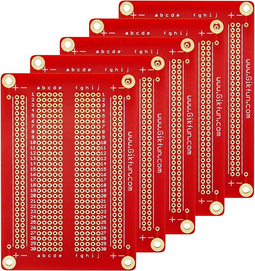 Gikfun Gk1007 Half Sized Solderable Breadboards (5PCS)