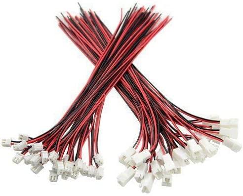 XINGYHENG JST-XH 2.54mm 2-Pin Female and Male Connection Plug (25 Pairs)