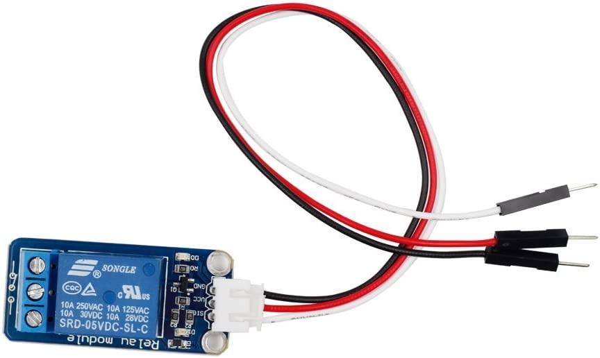 SunFounder Relay Module 5V DC Trigger by HIGHLO (HIGH Trigger)