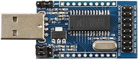 DollaTek CH341A USB to UART/IIC/SPI/TTL/ISP Adapter EPP/MEM Parallel Converter