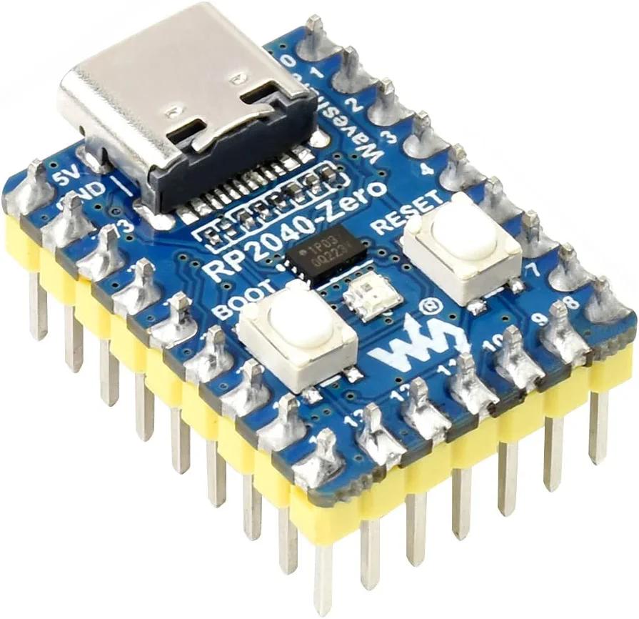 Waveshare RP2040-Zero Mini Microcontroller Board with Pre-Soldered Header