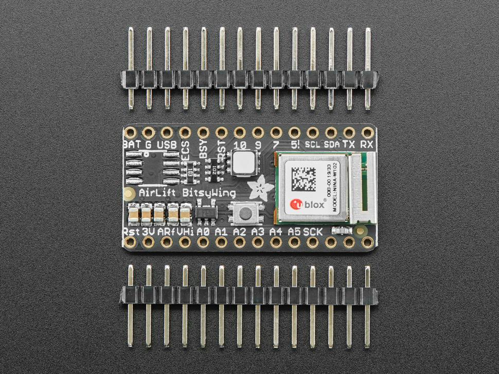 Adafruit 4363 AirLift Bitsy Add-On – ESP32 WiFi Co-Processor