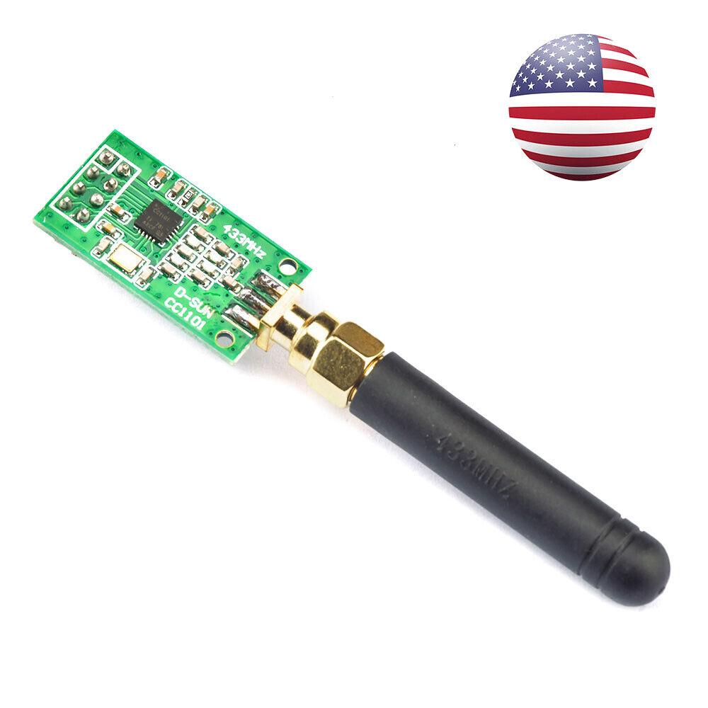 CC1101 Wireless Transceiver 433MHZ + SMA Antenna Wireless Module