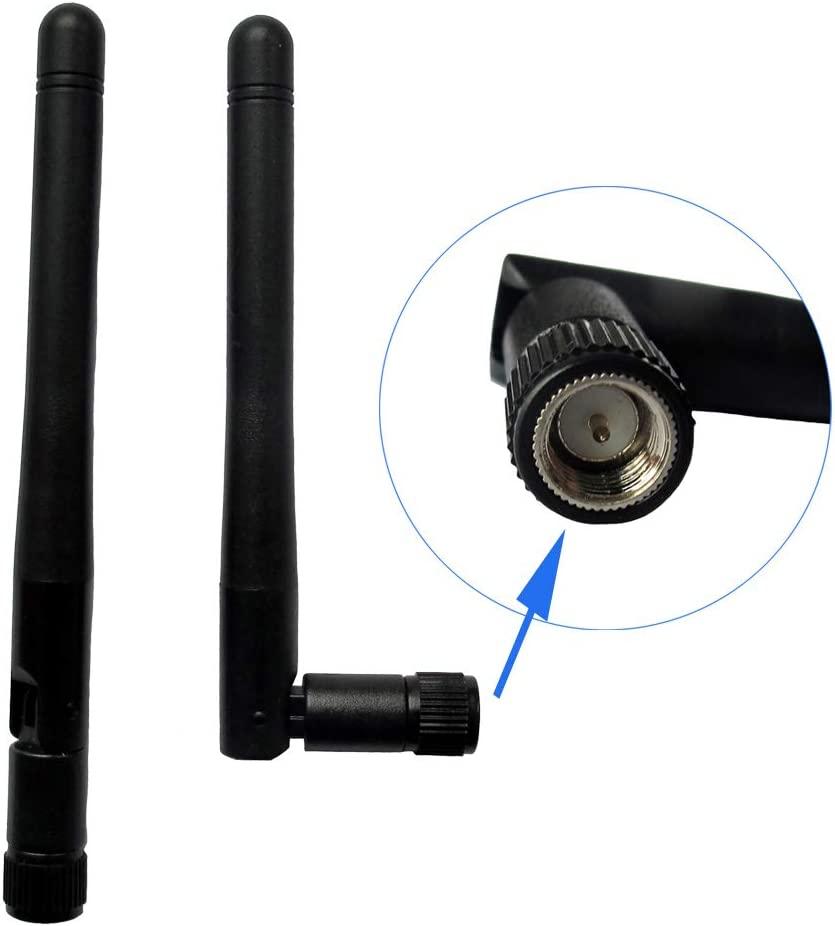 HUAFADA 2.4Ghz 3dbi Omni-directional Swivel Antenna SMA Male (2PCS)