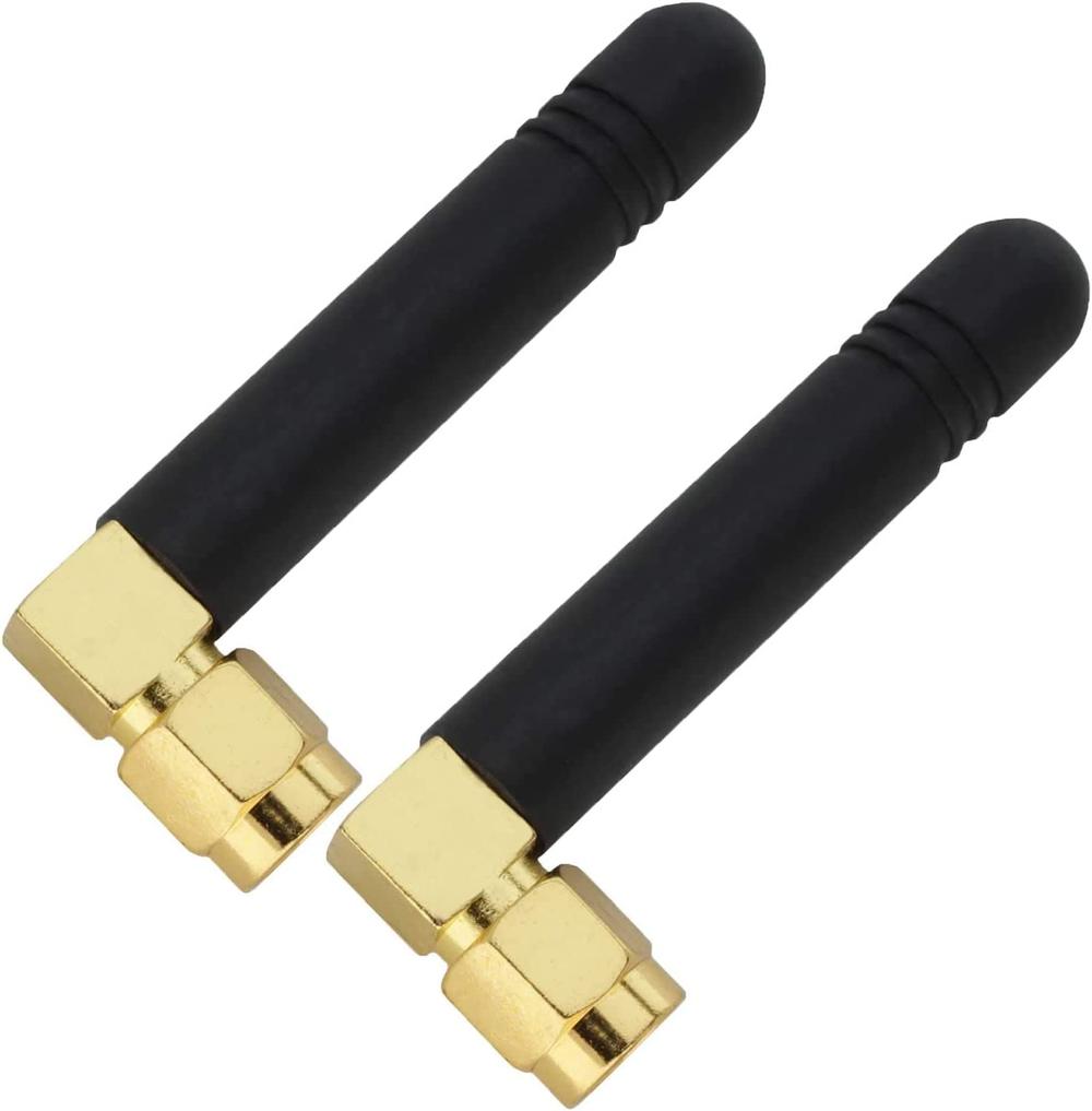 Shopcorp 915MHz 2.5dbi Omni-directional L-Type Antenna SMA Male (2PCS)