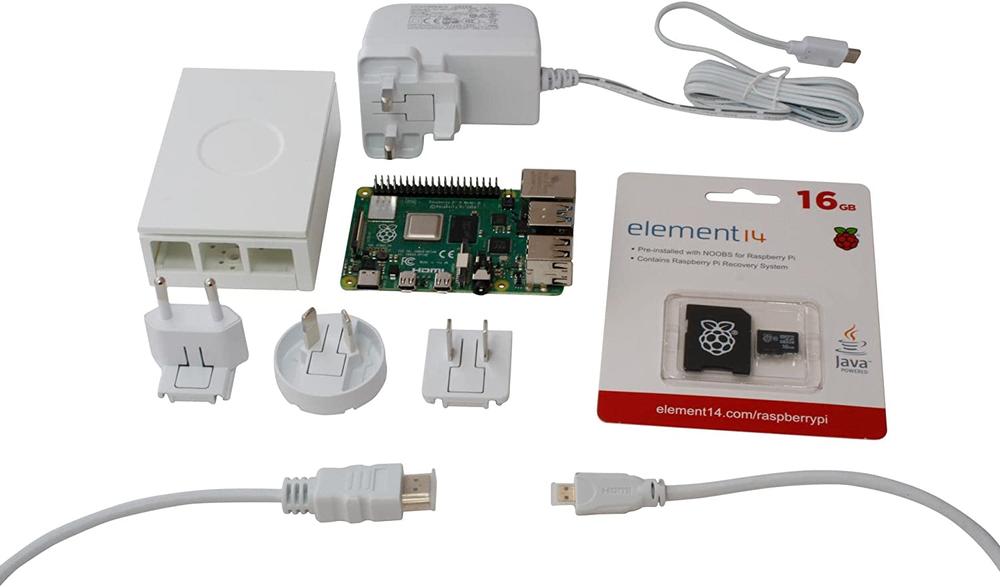 Multicomp Pro Raspberry Pi 4 Model B (4GB RAM) Starter Kit