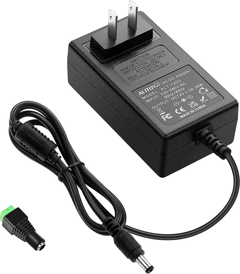 ALITOVE 12V 3A Power Supply Adapter