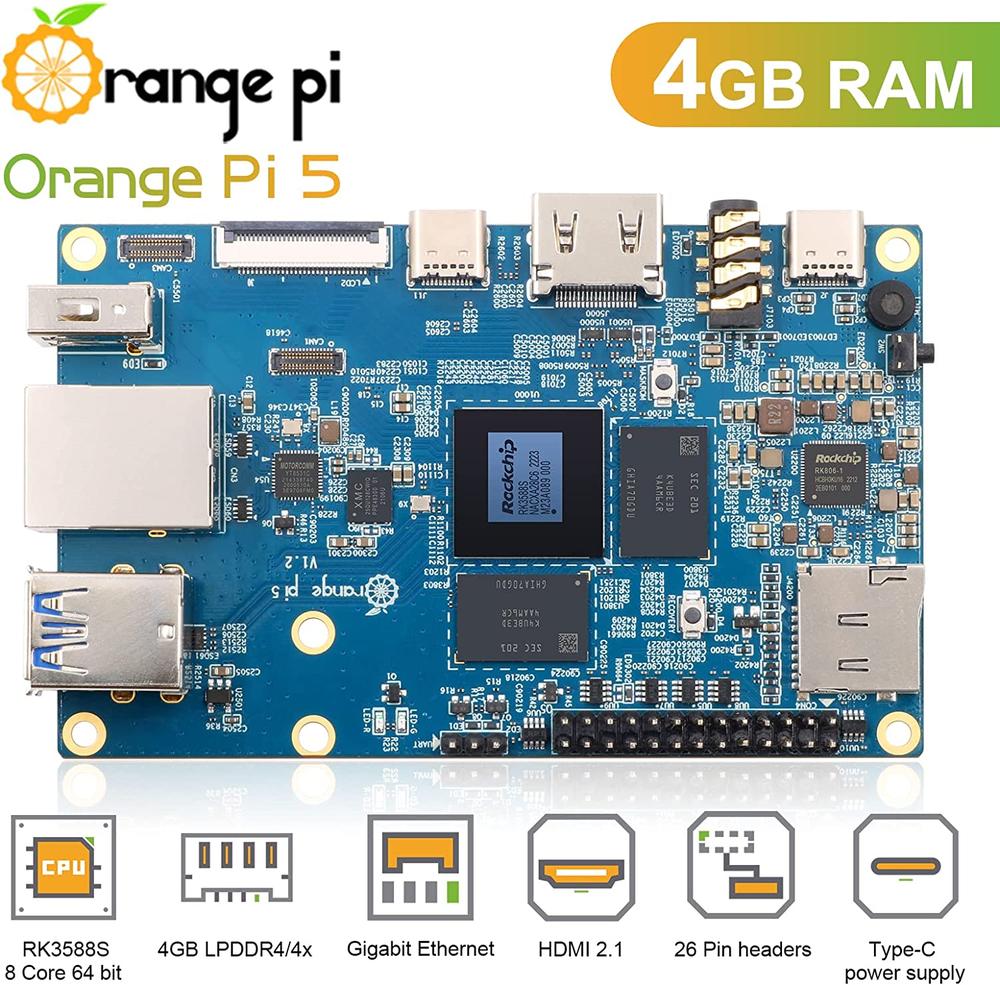 Orange Pi 5 4GB Single Board Computer