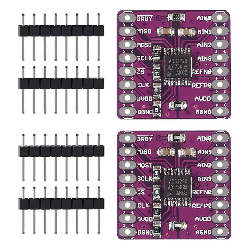 AITRIP ADS1220 24-Bit 4 Channel SPI ADC (2PCS)