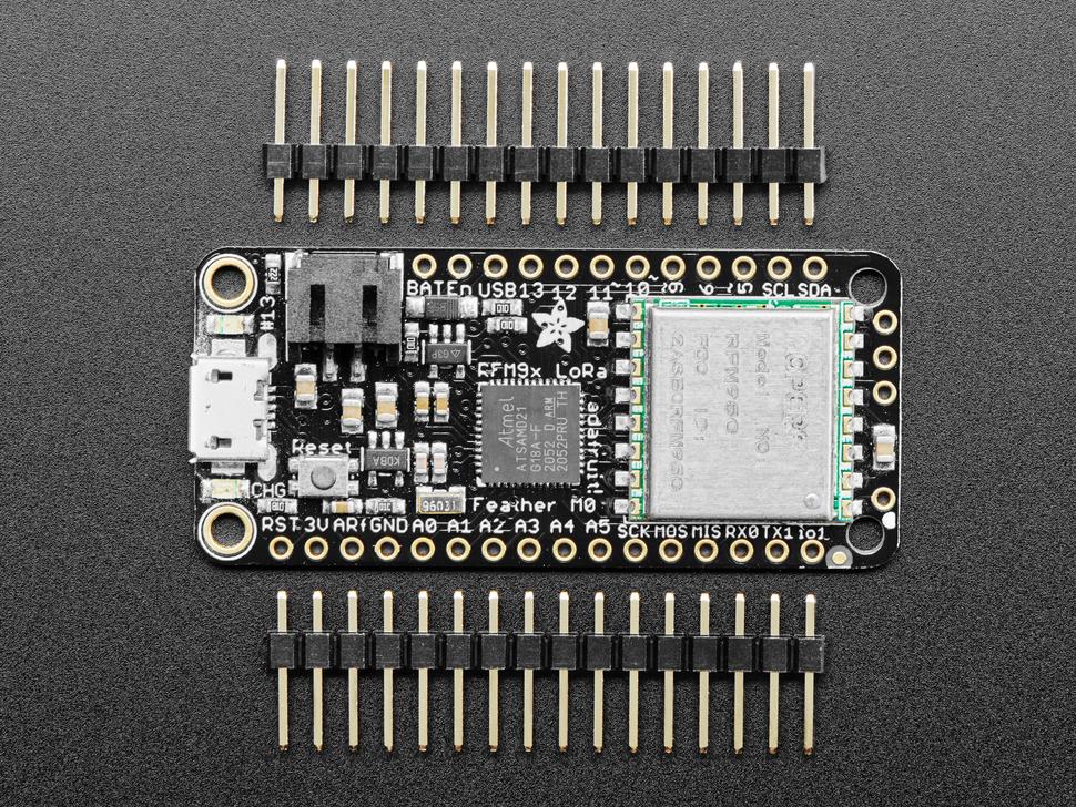 Adafruit 3178 Feather M0 RFM95 LoRa Radio - 868 or 915 MHz - RadioFruit