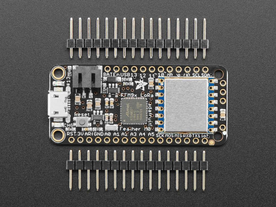 Adafruit 3179 Feather M0 RFM96 LoRa Radio - 433MHz - RadioFruit