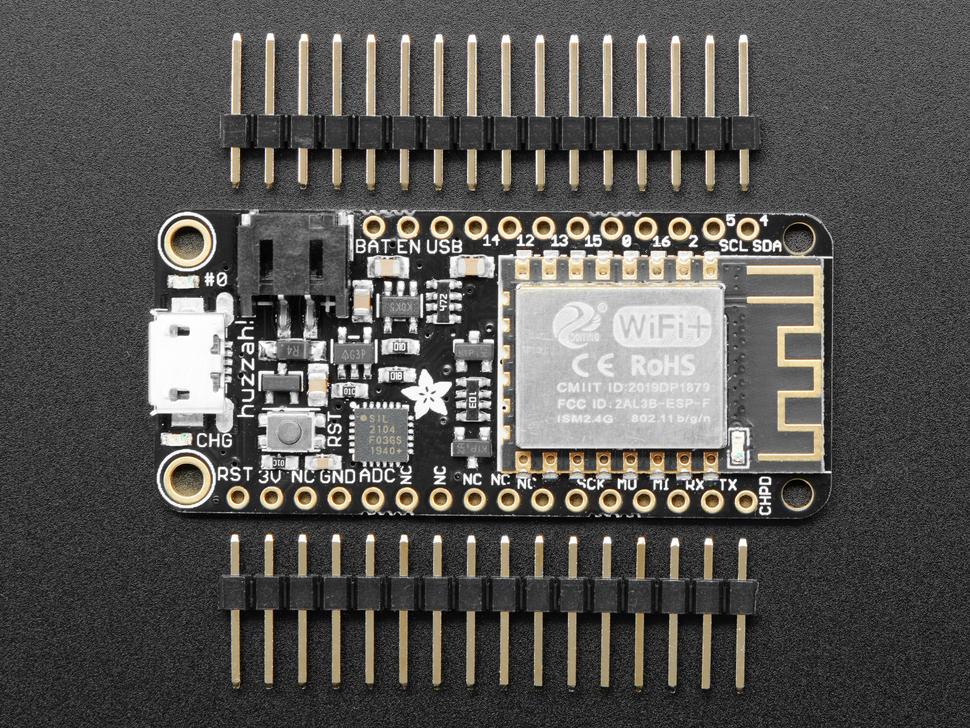 Adafruit 2821 Feather HUZZAH ESP8266 with Loose Headers