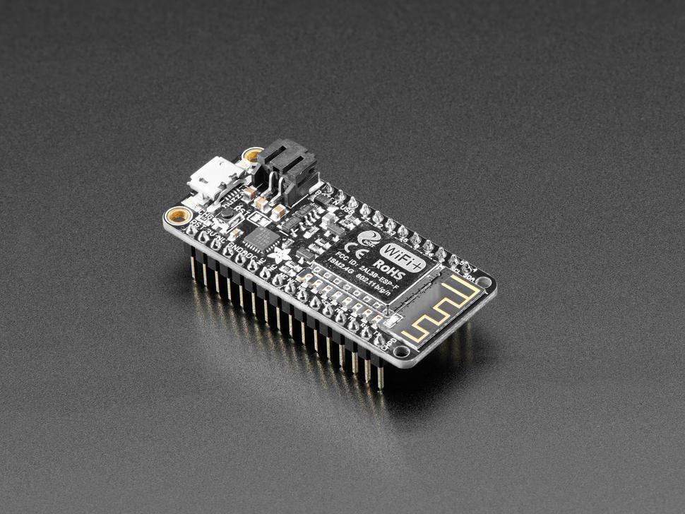 Adafruit 3046 Feather HUZZAH ESP8266 with Pre-Soldered Headers