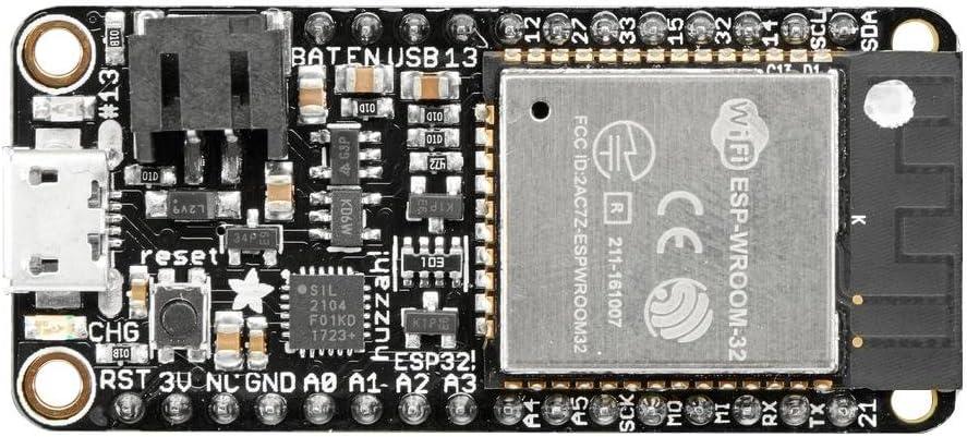 Adafruit 3591 HUZZAH32 - ESP32 Feather Board with Pre-Soldered Headers