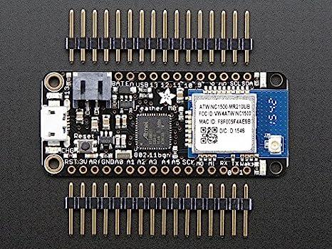 Adafruit 3061 Feather M0 WiFi with uFL - ATSAMD21 + ATWINC1500 (fw 19.4.4) with Loose Headers