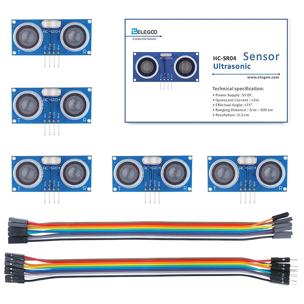 ELEGOO HC-SR04 Ultrasonic Module Distance Sensor (5PCS)