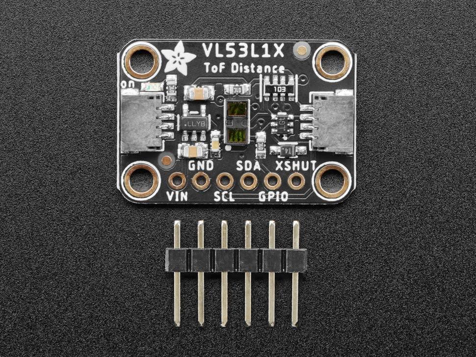 Adafruit 3967 VL53L1X Time of Flight (ToF) Distance Sensor - ~30mm to 4000mm - Stemma QT/Qwiic