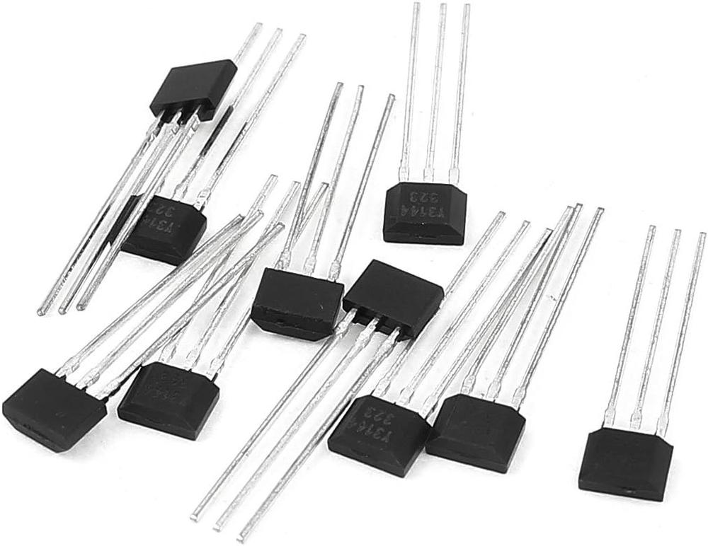 uxcell A3144 3-Terminal Hall Effect Switch Sensor (10PCS)