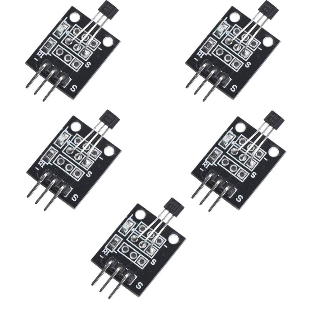 HiLetgo A3144 Hall Effect Magnetic Switch Sensor Module (5PCS)