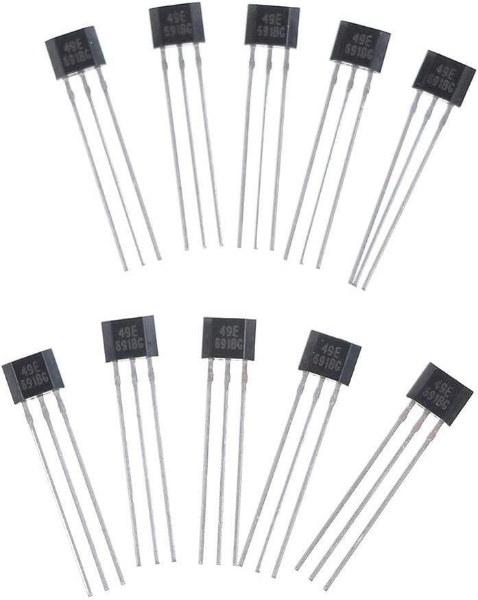 49E Linear Hall Effect Sensor (10PCS)