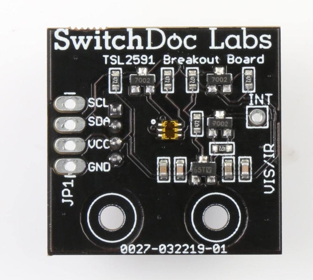 SwitchDoc Labs Grove TSL2591 Sunlight/IR Digital Light Sensor